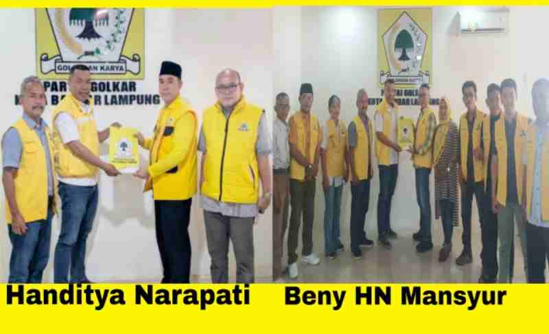 Dua Calon Ketua Golkar Bandarlampung Kembalikan Berkas Dua Calon Ketua Golkar Bandarlampung Kembalikan Berkas