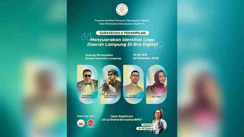 Sarasehan & Penampilan Lagu Daerah Lampung: Menyuarakan Identitas Budaya di Era Digital Sarasehan & Penampilan Lagu Daerah Lampung: Menyuarakan Identitas Budaya di Era Digital