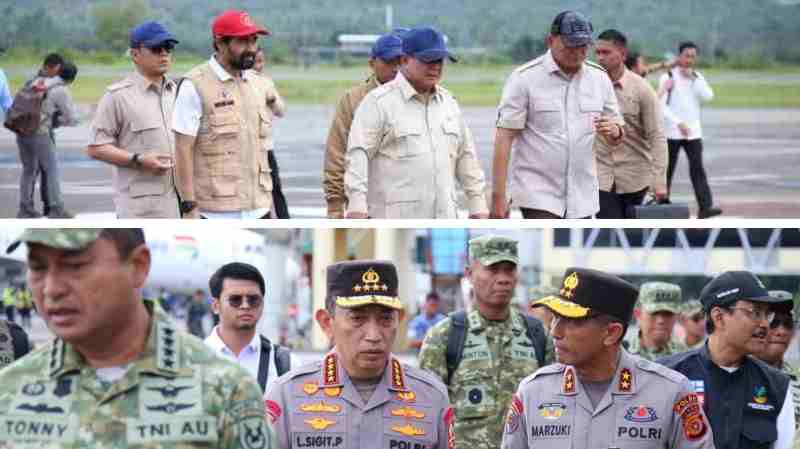 Presiden dan Kapolri Tiba di Aceh Tinjau Lokasi Banjir Presiden dan Kapolri Tiba di Aceh Tinjau Lokasi Banjir