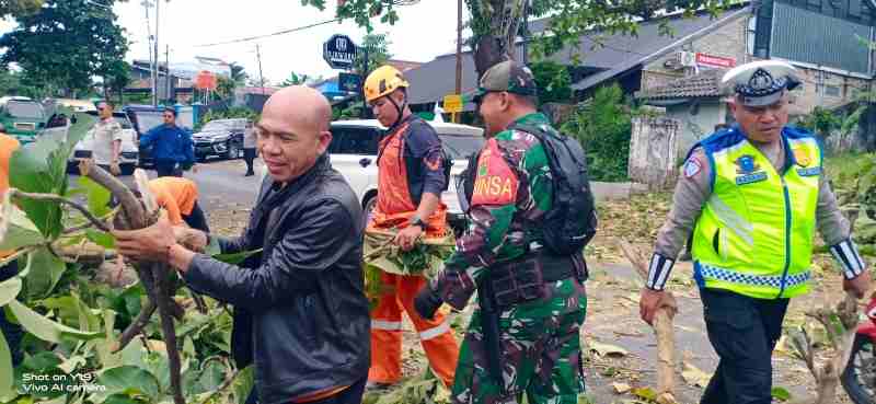 Koramil 410-02/TBS Respons Insiden Pohon Tumbang di Jalan Gatot Subroto – Kecamatan Bumi Waras Koramil 410-02/TBS Respons Insiden Pohon Tumbang di Jalan Gatot Subroto – Kecamatan Bumi Waras