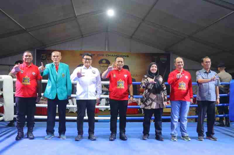 Waka Polda Lampung Buka Polresta Bandar Lampung Boxing Championship 2026 Waka Polda Lampung Buka Polresta Bandar Lampung Boxing Championship 2026