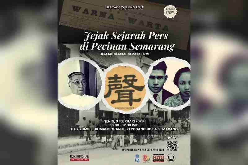 Jelajah Jejak Sejarah Pers di Pecinan Semarang Digelar Jelajah Jejak Sejarah Pers di Pecinan Semarang Digelar