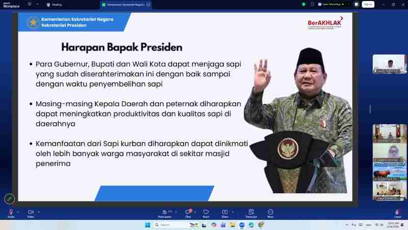 Pemprov Lampung Terima Sapi Kurban Bantuan Presiden untuk Iduladha 2026 Pemprov Lampung Terima Sapi Kurban Bantuan Presiden untuk Iduladha 2026