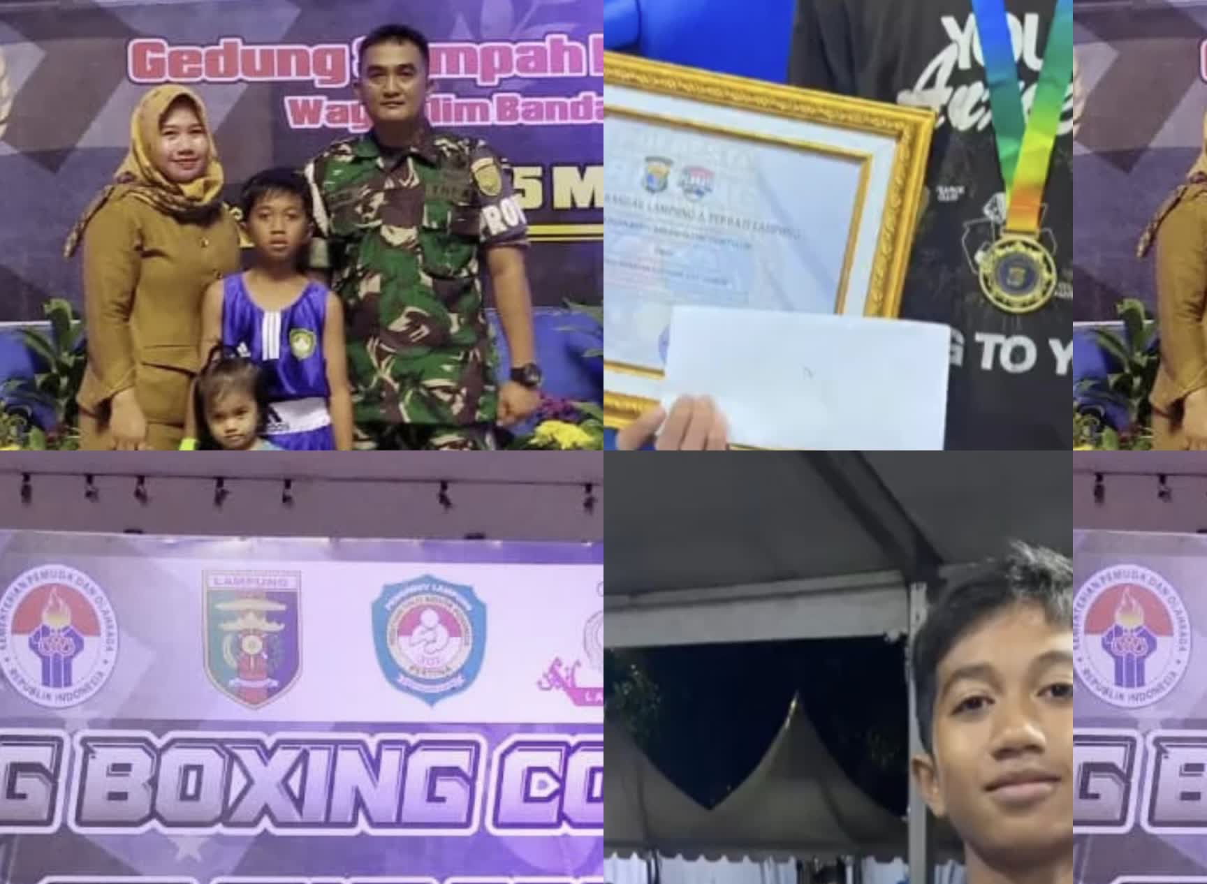 Azizan Beryl Rabbani, Putra Anggota Kodim 0410/KBL Raih Prestasi Gemilang di Ajang Gubernur Cup Cabang Tinju Azizan Beryl Rabbani, Putra Anggota Kodim 0410/KBL Raih Prestasi Gemilang di Ajang Gubernur Cup Cabang Tinju