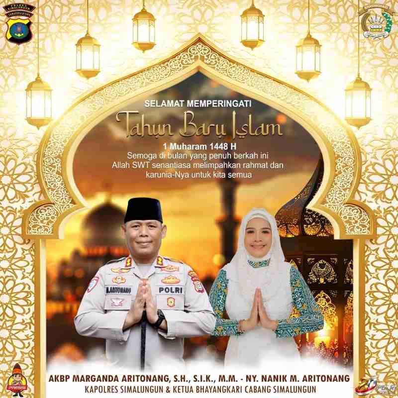 Polres Simalungun Ucapkan Selamat Tahun Baru Islam 1 Muharram 1448 H Polres Simalungun Ucapkan Selamat Tahun Baru Islam 1 Muharram 1448 H