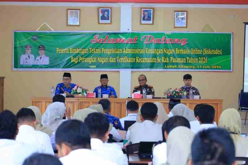 Kuatkan Prinsip Transparansi, Welly Suhery Buka Bimtek Siskeudes Dana Desa Kuatkan Prinsip Transparansi, Welly Suhery Buka Bimtek Siskeudes Dana Desa