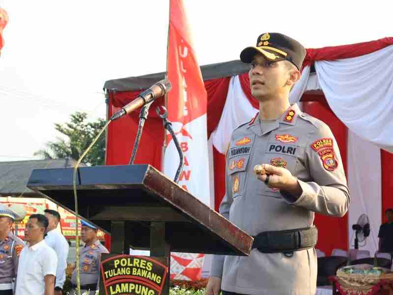 Kenaikan Pangkat, Semangat Baru Upacara Korp Raport Polres Tulang Bawang Berjalan Khidmat dan Penuh Kharisma Kenaikan Pangkat, Semangat Baru Upacara Korp Raport Polres Tulang Bawang Berjalan Khidmat dan Penuh Kharisma