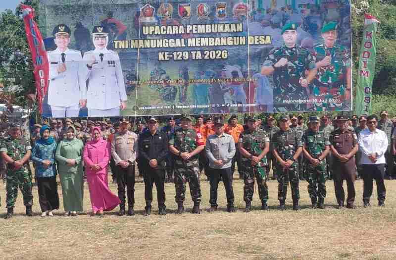 TMMD 129 Bojonegoro Perkuat Pembangunan Infrastruktur Perdesaan TMMD 129 Bojonegoro Perkuat Pembangunan Infrastruktur Perdesaan