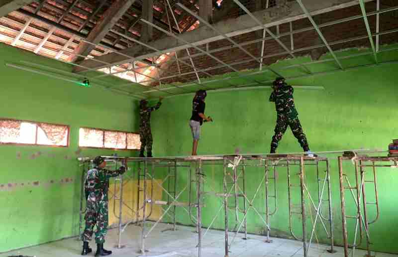 Ciptakan Lingkungan Belajar yang Layak, TMMD 129 Bojonegoro Rehab Ruang Kelas SD Kesongo Ciptakan Lingkungan Belajar yang Layak, TMMD 129 Bojonegoro Rehab Ruang Kelas SD Kesongo