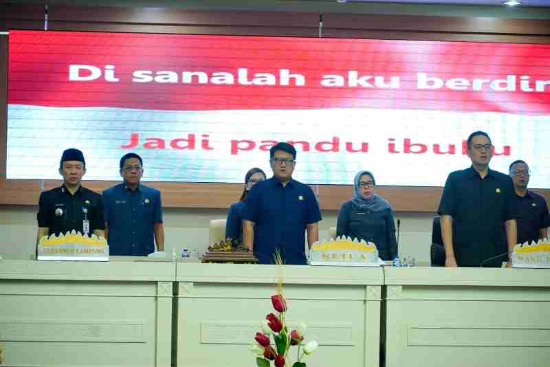 Raperda Pertanggungjawaban APBD 2025 Masuki Tahap Pandangan Umum Fraksi-Fraksi DPRD Provinsi Lampung