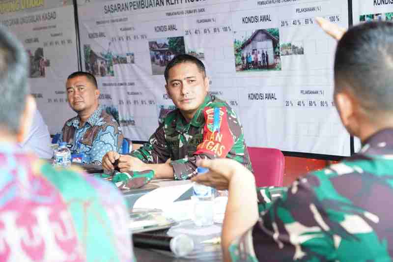 Danrem 043/Gatam Tinjau Langsung TMMD Ke-129 Kodim 0412/LU di Sungkai Utara