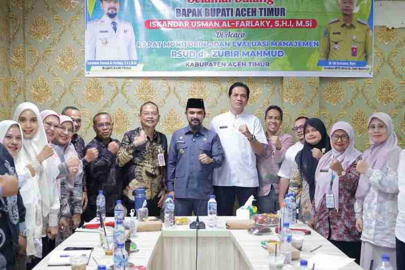 Tingkatkan Mutu Layanan dan Kebersihan, Bupati Aceh Timur Kembali Monev RSUD dr. Zubir Mahmud