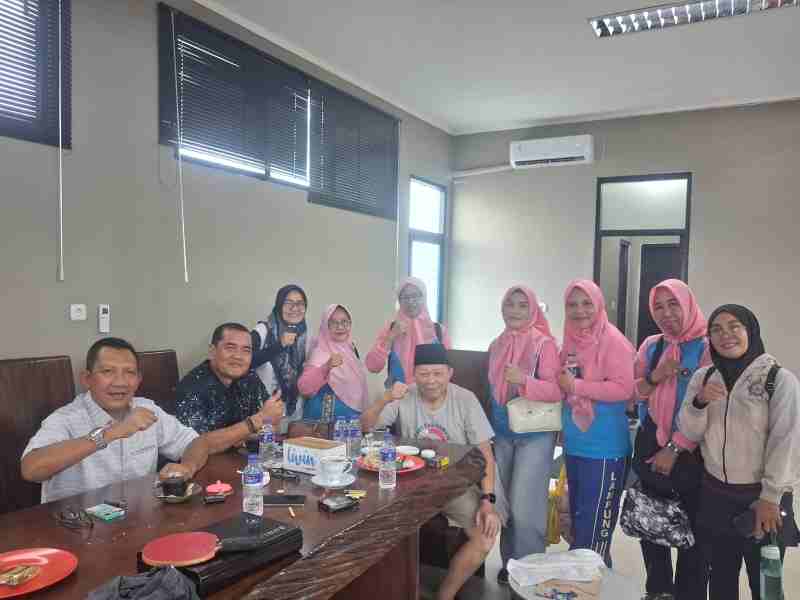 Kehadiran Faisol Djausal Jadi Energi Baru Tim Tenis Meja Lampung